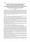 Research paper thumbnail of Analyzing the Foreing Trade Relations of Turkey and Macedonia within the Framework of Free Trade Agreement