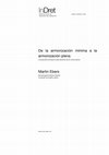 Research paper thumbnail of De la armonización mínima a la armonización plena. La Propuesta de Directiva sobre derechos de los consumidores