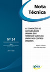 Research paper thumbnail of Nota Técnica - 2021 - Abril- Número 24 - Dirur - As Condições de Acessibilidade Urbana dos Terrenos Vazios da União nos Centros Urbanos