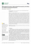 Research paper thumbnail of Meaningful encounters with the built environment as the basis for urban environmental education