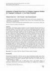 Research paper thumbnail of Estimation of Runoff Peak Flow by El-Hames Empirical Method for Ungauged Catchments: A Case Study Iranshahr