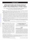 Research paper thumbnail of Clinical Characteristics and Long-Term Outcome of Hypertrophic Cardiomyopathy in Individuals With a MYBPC3 (Myosin-Binding Protein C) Founder Mutation