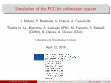 Research paper thumbnail of Simulation of the FCC-hh collimation system