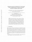 Research paper thumbnail of Symbolic-numerical Algorithm for Generating Cluster Eigenfunctions: Identical Particles with Pair Oscillator Interactions