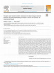 Research paper thumbnail of Energetic and thermal comfort assessment of phase change material passively incorporated building envelope in severe hot climate: An experimental study