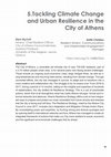 Research paper thumbnail of Tackling Climate Change and Urban Resilience in the City of Athens