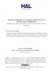 Research paper thumbnail of Spatial investigation of congenital malformations in Reunion Island (2008-2012) [résumé]