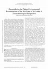 Research paper thumbnail of Reconsidering the Palaeo-Environmental Reconstruction of the Wet Zone of Sri Lanka: A Zooarchaeological Perspective