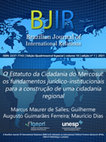 Research paper thumbnail of Estatuto da Cidadania do Mercosul: os fundamentos jurídico-institucionais para a construção de uma cidadania regional