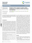 Research paper thumbnail of Haralick's texture analysis to predict cellular proliferation on randomly oriented electrospun nanomaterials