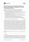 Research paper thumbnail of In Vitro Production of Calcified Bone Matrix onto Wool Keratin Scaffolds via Osteogenic Factors and Electromagnetic Stimulus