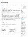 Research paper thumbnail of SignBot, Sign-Language Performing Robot, Based on Sequential Motion of Servo Motor Arrays