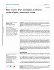 Research paper thumbnail of Non-invasive brain stimulation in chronic orofacial pain: a systematic review