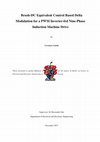 Research paper thumbnail of Brush-DC equivalent control based delta modulation for a PWM inverter-fed nine phase induction machine drive