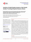 Research paper thumbnail of Analysis of Adult Nephrectomies at the Komfo Anokye Teaching Hospital, Kumasi, Ghana