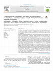 Research paper thumbnail of A rapid qualitative assessment of oral cholera vaccine anticipated acceptability in a context of resistance towards cholera intervention in Nampula, Mozambique