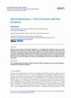 Research paper thumbnail of Electrodynamics—Two Versions and One Problem