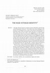 Research paper thumbnail of The war veteran identity