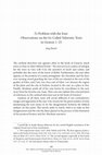 Research paper thumbnail of J's Problem with the East: Observations on the So-Called Yahwistic Texts in Genesis 1-25