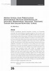 Research paper thumbnail of Media Sosial dan Pergulatan Masyarakat Muslim Indonesia di Inggris: Merayakan ‘Ingatan’ tentang Tanah Air dalam Konteks ‘Lokal’