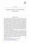 Research paper thumbnail of Engaging Audiences Through Digital Technologies