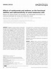 Research paper thumbnail of Effects of ranibizumab and amfenac on the functional abilities and radiosensitivity of uveal melanoma cells