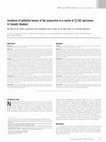 Research paper thumbnail of Incidence of epithelial lesions of the conjunctiva in a review of 12,102 specimens in Canada (Quebec)