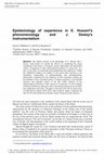 Research paper thumbnail of Epistemology of experience in E. Husserl's phenomenology and J. Dewey's instrumentalism