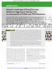 Research paper thumbnail of Genomic landscape of Ewing sarcoma defines an aggressive subtype with co-association of STAG2 and TP53 mutations