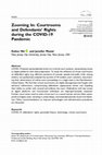 Research paper thumbnail of Zooming In: Courtrooms and Defendants’ Rights during the COVID-19 Pandemic