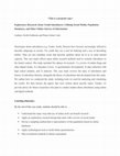 Research paper thumbnail of Exploratory Research About Youth Subcultures: Utilizing Social Media, Population Databases, and Other Online Sources of Information