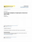 Research paper thumbnail of First principles investigations of single dopants in diamond and silicon carbide