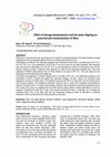 Research paper thumbnail of Effect of storage temperatures and hot water dipping on post-harvest characteristics of Okra