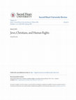 Research paper thumbnail of Jews, Christians, and Human Rights