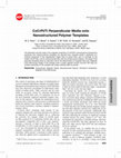 Research paper thumbnail of CoCrPt/Ti Perpendicular Media onto Nanostructured Polymer Templates