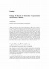 Research paper thumbnail of Pushing the bounds of rationality: Argumentation and extended cognition