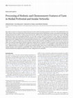 Research paper thumbnail of Processing of Hedonic and Chemosensory Features of Taste in Medial Prefrontal and Insular Networks