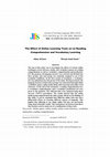 Research paper thumbnail of The Effect of Online Learning Tools on L2 Reading Comprehension and Vocabulary Learning