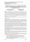 Research paper thumbnail of The Effect of Written Corrective Feedback Modes on EFL Learners ’ Grammatical and Lexical Writing Accuracy: from Perceptions to Facts