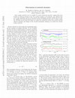 Research paper thumbnail of Fluctuations in Network Dynamics