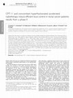 Research paper thumbnail of CPT-11 and concomitant hyperfractionated accelerated radiotherapy induce efficient local control in rectal cancer patients: results from a phase II