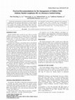 Research paper thumbnail of Practical recommendations for the management of children with Endemic Burkitt Lymphoma (BL) in a resource limited setting