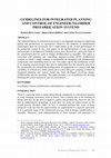 Research paper thumbnail of Guidelines for Integrated Planning and Control of Engineer-To-Order Prefabrication Systems