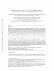 Research paper thumbnail of Complex network model for COVID-19: Human behavior, pseudo-periodic solutions and multiple epidemic waves