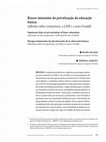 Research paper thumbnail of Riscos iminentes de privatização da educação básica: reflexões sobre conjuntura, a LDB e o novo Fundeb