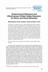 Research paper thumbnail of Identifying promising practices for enhancing the relevance and effectiveness of water safety education for ethnic and cultural minorities