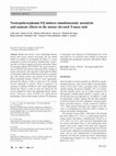 Research paper thumbnail of Nociceptin/orphanin FQ induces simultaneously anxiolytic and amnesic effects in the mouse elevated T-maze task