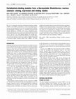 Research paper thumbnail of Carbohydrate-binding modules from a thermostable Rhodothermus marinus xylanase: cloning, expression and binding studies