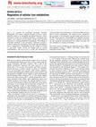 Research paper thumbnail of Regulation of cellular iron metabolism