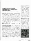 Research paper thumbnail of Managing natural processes in drainage ditches for nonpoint source phosphorus control